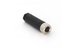 China 4 Pin M8 Connector Female Field Wireable Waterproof IEC 61076-2-104 supplier
