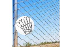 China 2mm Hand Woven Stainless Steel 306l Wire Rope Mesh Zoo Fence Mesh supplier