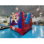 Fireproof 0.55mm Inflatable Jump House Baby Shark Cartoon Theme Blow Up Bounce House for sale