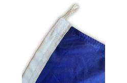 China 2x3 Foot European Union Flag Shinning Polyester Canvas Header and Rope Customized supplier