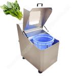 Vibration Centrifugal Vegetable Drying Machine 304 Stainless Steel 750 Rpm Speed for sale