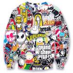 Full dye 3d sublimation hoodie custom all over print hoodies for sale