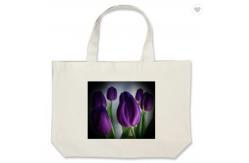 China Printed Organic Cotton Fabric Bag Eco Friendly Canvas Tote Bags 6oz 8oz supplier