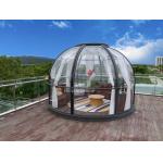 Transparent Garden Glass House Large Aluminum Profiles Round Igloo Geodesic Dome Tents for sale