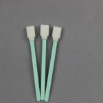 Lint Free PP Stick Cleanroom Foam Swabs With Paddle Tip for sale