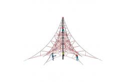 China Pyramids Triangle Playground Climbing Net Lunar Shape For Kids supplier