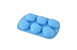 China Food Grade Cake Silicone Molds Diy Handmade Easter Egg Shaped Cake Mould supplier