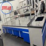Fireproof Chemistry Lab Workbench Adjustable Shelves Laboratory Bench