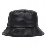 Artificial Leather Fisherman Hat PU Solid Color Spring Buckle for sale