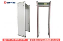 China Security Body Scanner Walk Through Metal Detector With Human Indicating Lights supplier