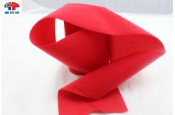 China Red Display Soft Hook And Loop Fabric Wide Arrange For Medical Industry supplier