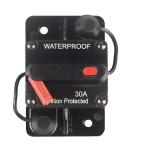 DC 28V 10A Spade Fuse Circuit Breaker Manual Reset Thermoplastic for sale