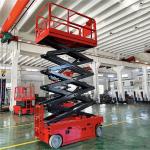 10m 12m Self Propelled Hydraulic Scissor Lift Warehouse Lift Platform