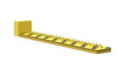 China Automatic Remote Control Tire Killer One Way Spike Barrier Pre Embedded Surface Mount supplier