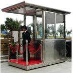 Waterproof Rustproof Sentry Box , Entrance / Exit Factory Security Guard Booths