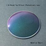 Quality  Lenses 1.56 HMC Round Top Bifocal Lens Photochromic for sale