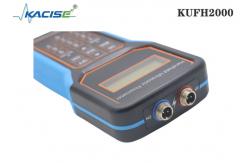 China KUFH2000B Handheld Ultrasonic Flow Meter / Transducer With SD Card Function supplier