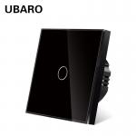 Euro Standard Touch Light Switch 1 Gang Single Wire Switches For Home