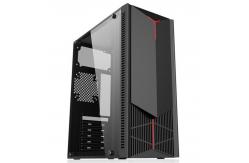 China MATX Tempered Glass PC Case Gaming RGB Computer Chassis supplier