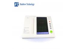 China 12 Channels Medical ECG Machine hidden handle Built In Rechargeable Lithium Battery supplier