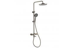 China AMG13S851GG Hand Shower Mixer Set Wall Bath With Slide Bar supplier