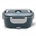 1.5L Portable Electric Lunch Box 60W Electric Heating Food Container Grey Green for sale