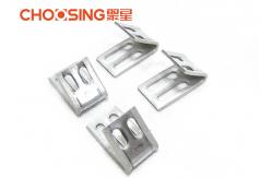 China Insulated 4 Hole Metal Spring Clips Full Plastic Coating To Resist Spring Abrasion supplier