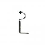 28mm Iron black sweep copper custom curtain rod finials single bracket