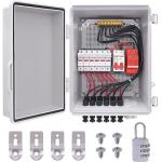 6 String Weatherproof Distribution Box For On-Grid / Off-Grid Solar Panel System for sale
