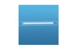 China High Flatness Fused Silica Plate with Customizable Transparent Frosted Bores at 1100C supplier