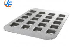 China RK Bakeware China Foodservice NSF Aluminum Pullman Loaf Pans Square Muffin Baking Tray supplier