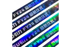 China Event Custom Concert Music Festival Neon Rainbow Shiny Laser Promotional Paper Wristband supplier