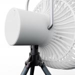 ODM OEM Portable Camping Fan Tripod 5 Pieces Rotary Vane High Safety for sale