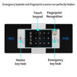 Dual Alarm Fingerprint Lock luxury Home Safe Box YB/N6-35#---180#