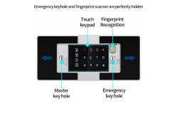 China Dual Alarm Fingerprint Lock luxury Home Safe Box YB/N6-35#---180# supplier