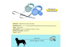 China Automatic Retractable Extending Dog Leash Nylon For Outdoor Walking supplier