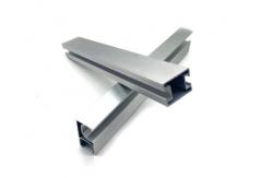 China Solar Panel Mounting Aluminum Rail Industrial Profile Anodized supplier