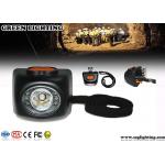 4000 Lux Brightness Mining Cap Lights With OLED Display 4.5Ah Li - Ion Battery for sale