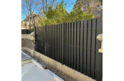 China Balustrades Handrails Galvanized Temporary Metal Steel Fence with Black supplier