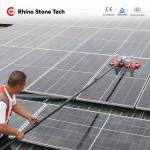 China Multi-Angle Applicable Double Headed Disc Solar Panel Brush Commercial & Industrial Solar PV System Cleaning Tools manufacturer