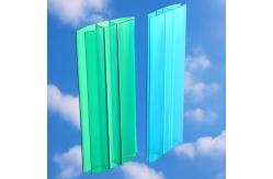 China Impact Proof Polycarbonate H Connecter / Polycarbonate Extruded Plastic Profiles supplier
