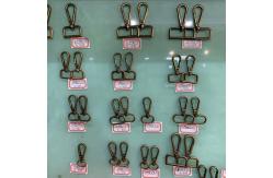 China 1.8mm Thickness Square Metal Hooks For Adjuster Hand Bag Frame supplier