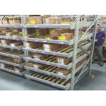 Optional Dimension Carton Flow Roller Track , Flow Racks Warehouse Stable