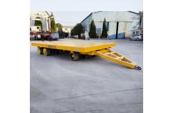 China 30 Ton Towing Trolley Steering Systems Trailers Nopower Trackless Transfer Cart supplier
