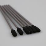 Gray PP Stick Open Cell Foam Cleanroom Swab For Industrial Use for sale
