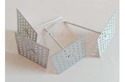 China Galvanized Steel 114mm Insulation Pin Bonding Fasteners With Perforated Base supplier