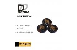 China Trim & Polyester Large Coat Buttons , Sourcing Unique Buttons For Clothing supplier
