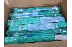 China Double Loop Eye Lifting Slings And Straps 3 Tons Industrial 2m 6m 10m supplier