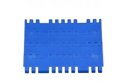 China Blue Vertical Plastic Conveyor Belt Chain Roller High Mechanical Strength supplier
