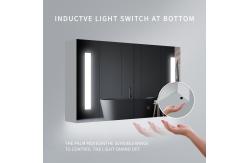 China Wall Mounting Round LED Mirror Cabinet Customizable Adjustable Lighting supplier